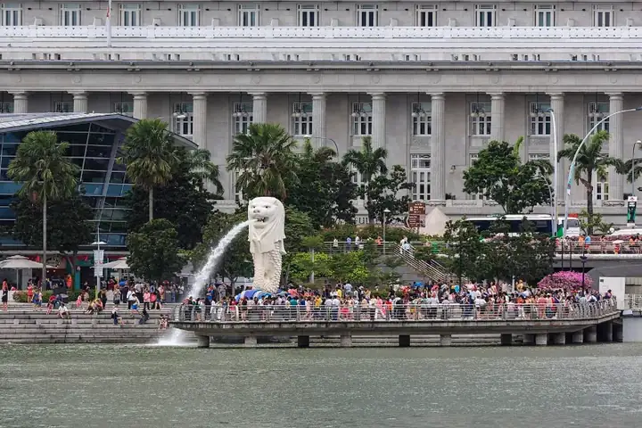 Singapore Merlion at Marina