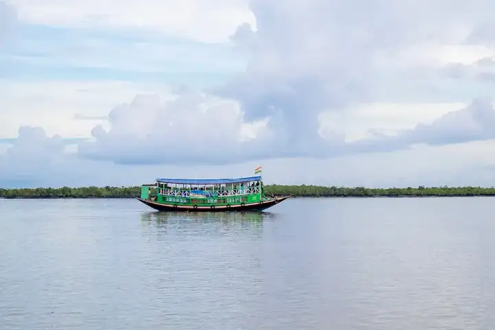 Tourist Boat in Sundarbans, West Bengal, India