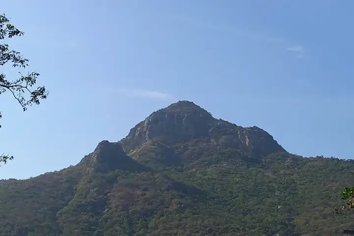 View of Arunachala hill from Vayu Lingam temple area