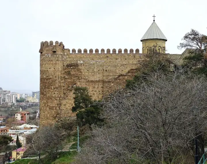 Wall of Narikala Fortress