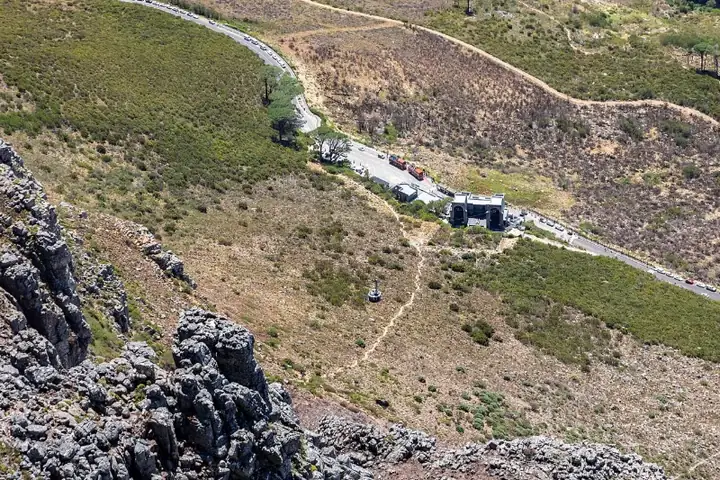 Cape Town , Table Mountain, Seilbahn, Talstation