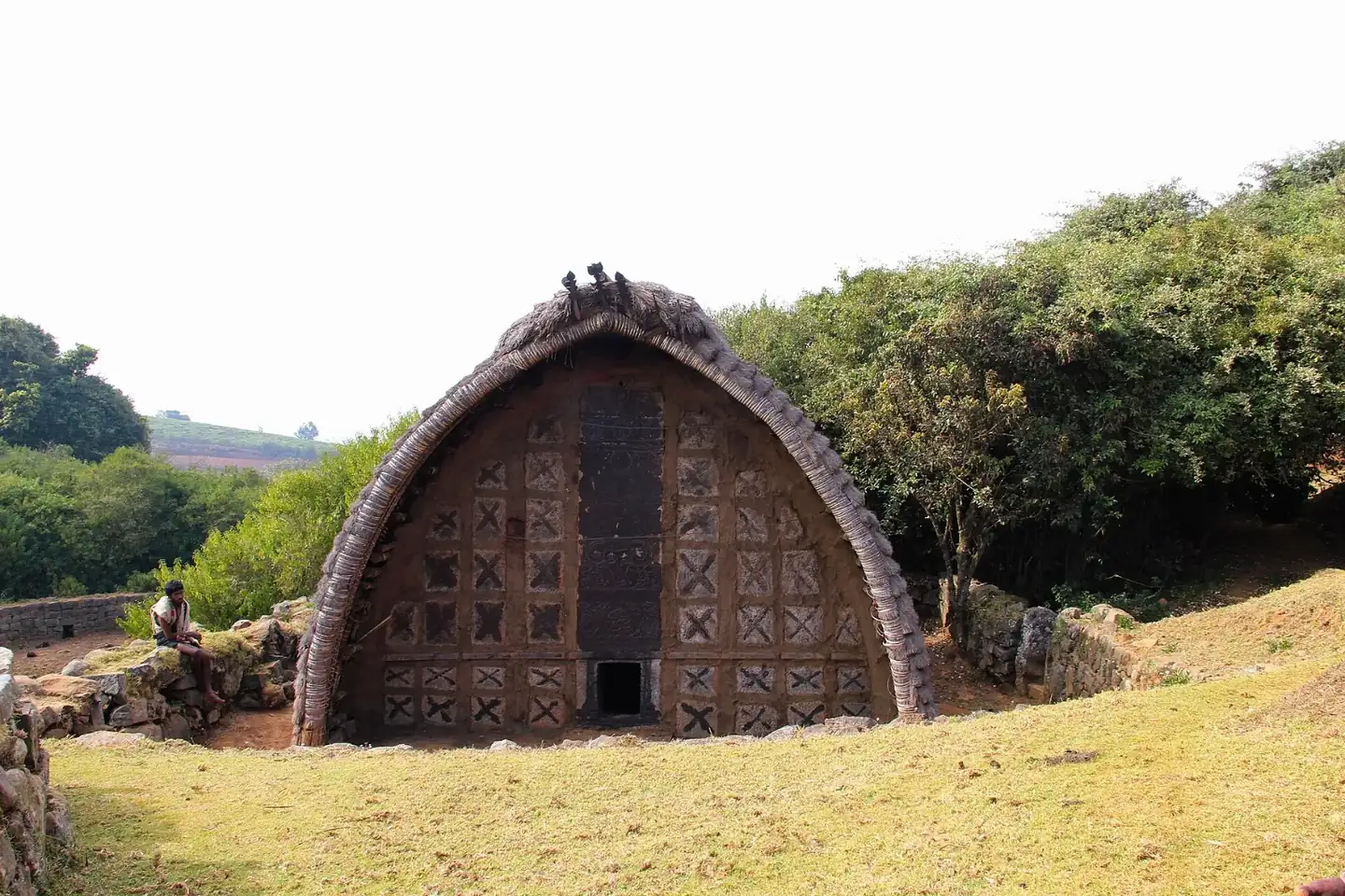 Toda place of worship amongst the Shola Forests in the Nilgiris, Tamil Nadu