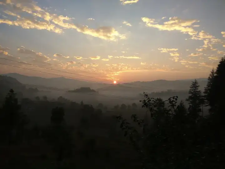 Scenic beauty of hills