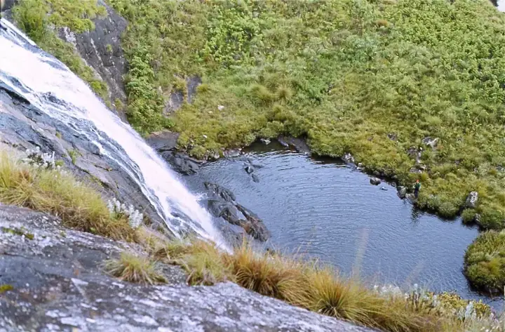Top of Waterfall on Trout Stzream in the Palani Hills