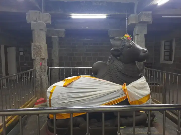 Nandi Temple near Rock Fort Temple, Trichy
