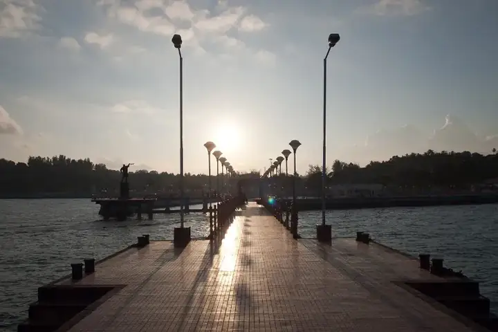 Port Blair, Andamans, Sea bridge