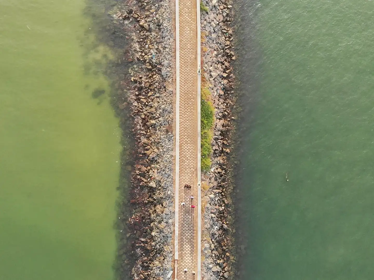 Malpe Sea Walk Aerial