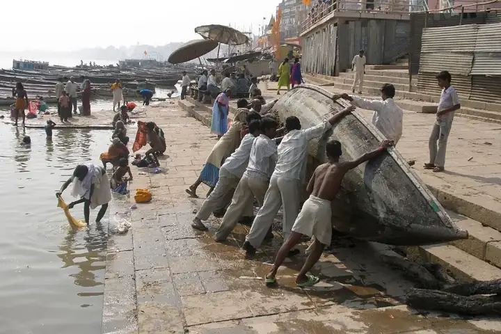 Varanasi, India, Boat, Ganges River