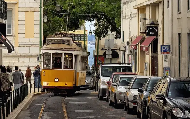 Tram Lisbon Portuguese